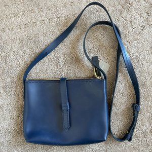 NWT J. Crew Navy Crossbody Bag